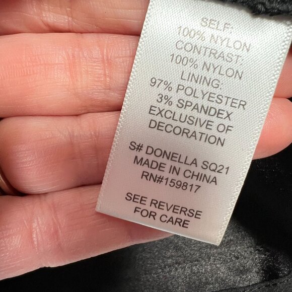 Altar'd State Donella Sequin Mini Dress Black Gold Floral Fit & Flare XS - Picture 15 of 16